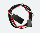 ESU, 51810, Servo-Verlängerungskabel, 3-poliger J/R Stecker auf Buchse J/R / Futaba, Länge: 75cm